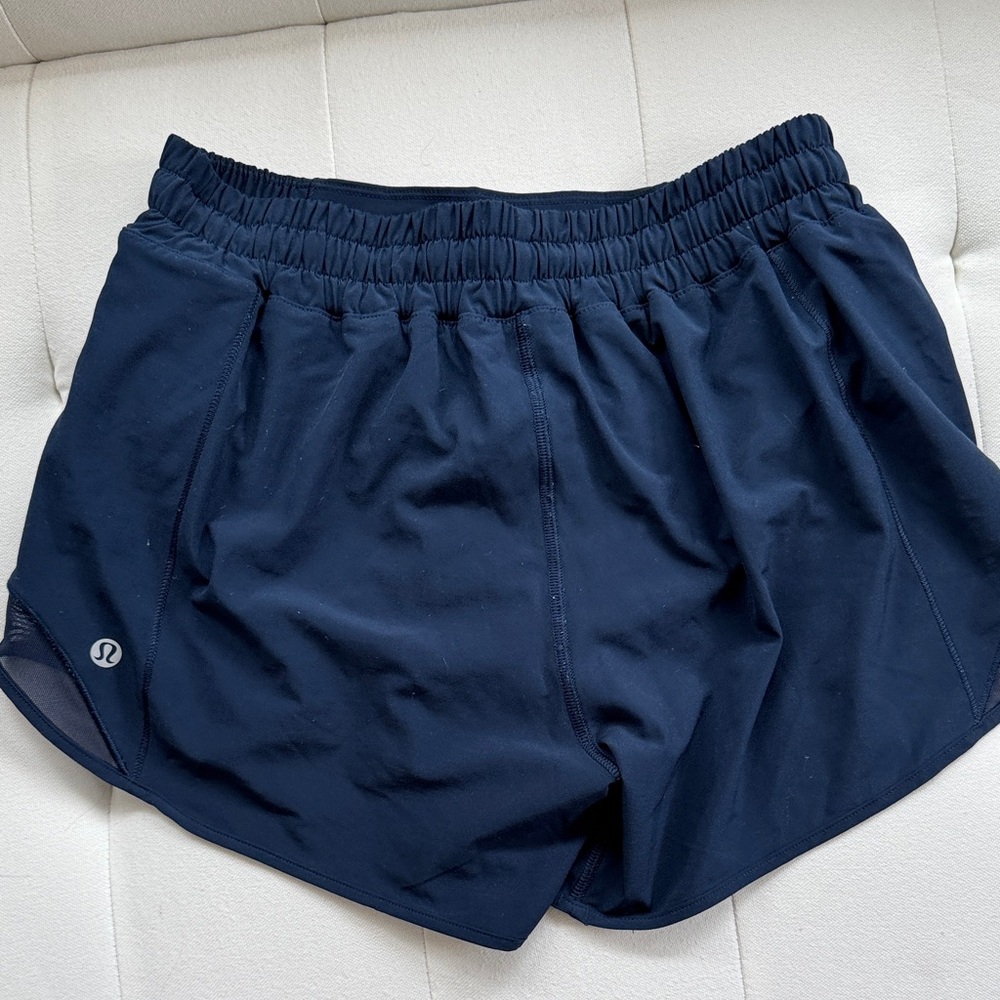 Lululemon Hotty Hot 4” Blue Shorts - Picture 2 of 2